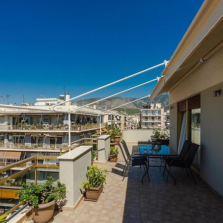 Appartement Cozy Seaside Penthouse With Sea & Mountain View. à Vólos Extérieur photo