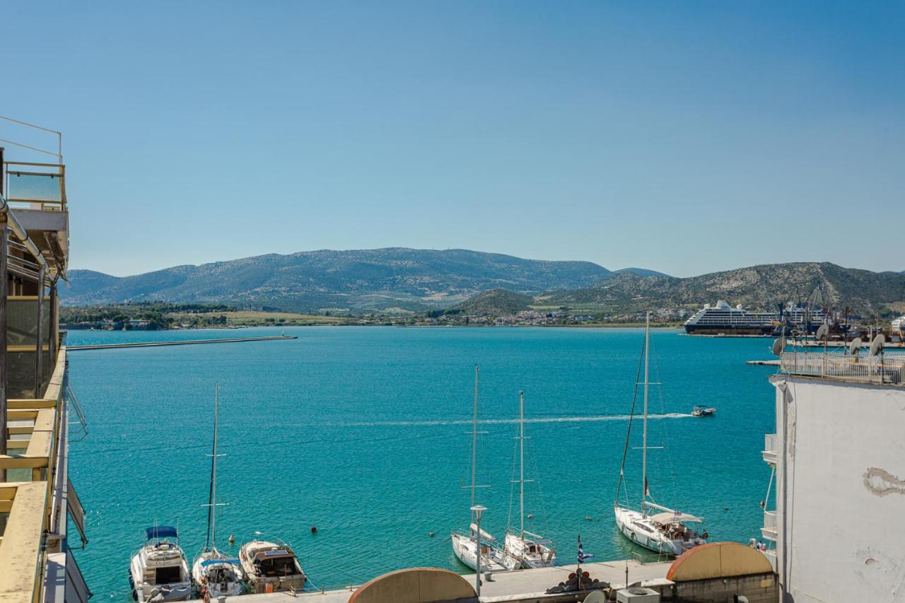 Appartement Cozy Seaside Penthouse With Sea & Mountain View. à Vólos Extérieur photo