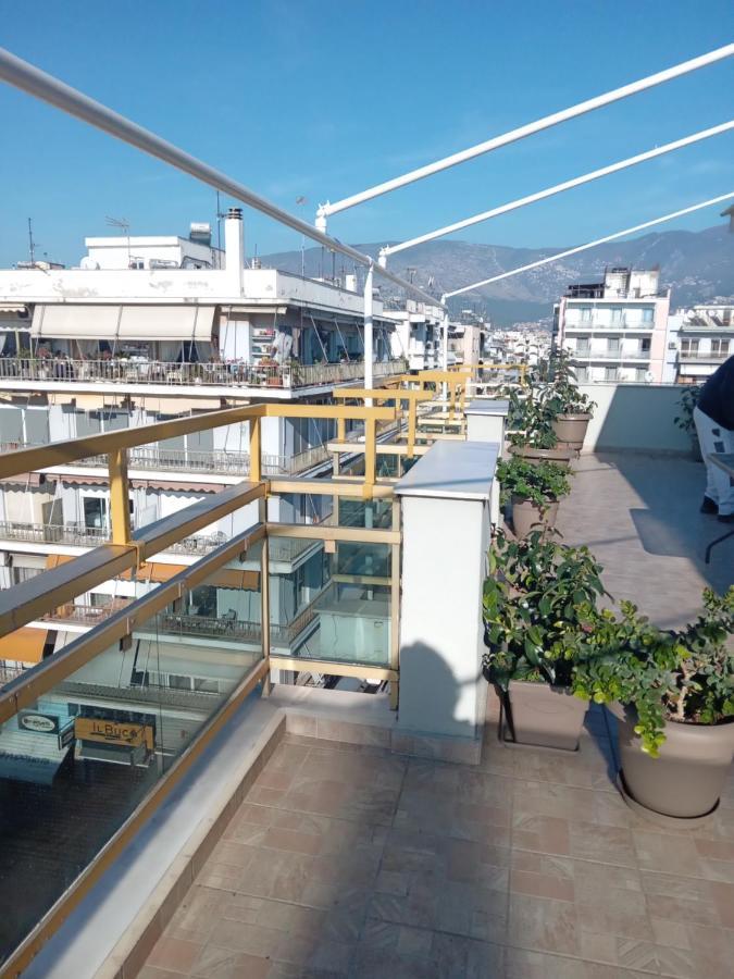 Appartement Cozy Seaside Penthouse With Sea & Mountain View. à Vólos Extérieur photo